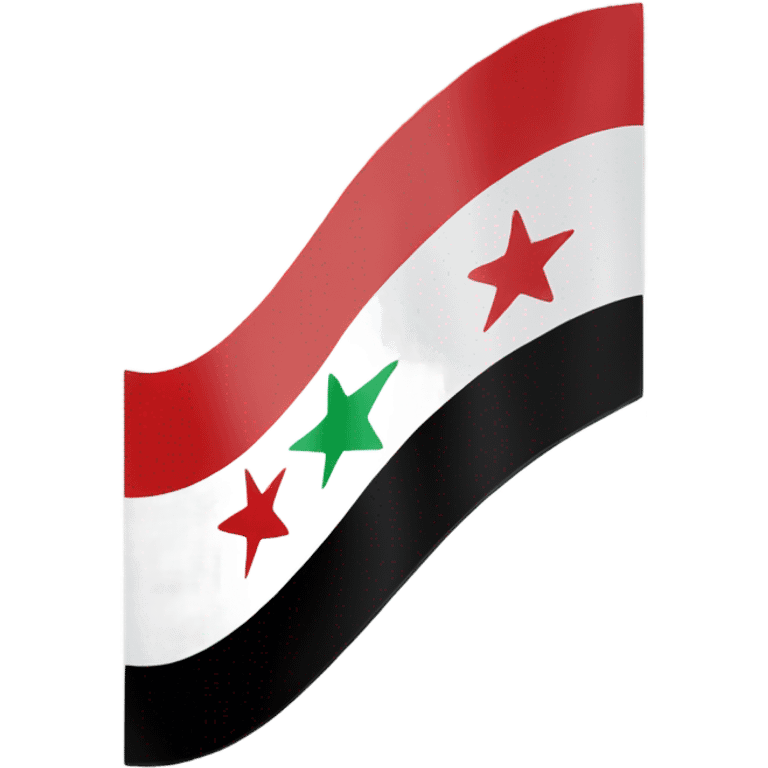 Syrian new flag emoji