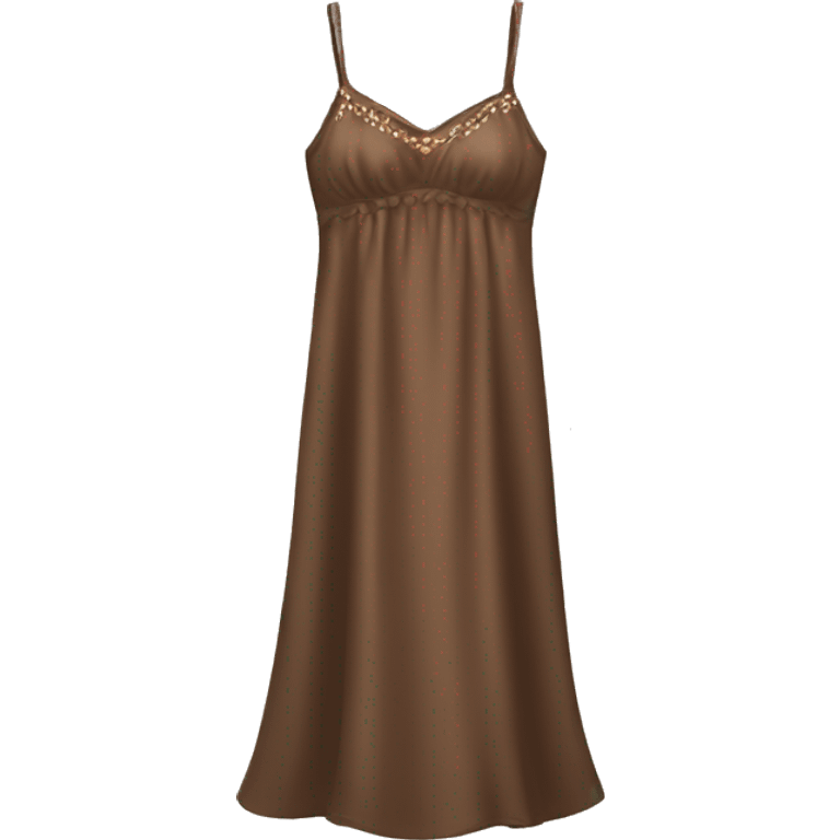 Brown Night Gown emoji