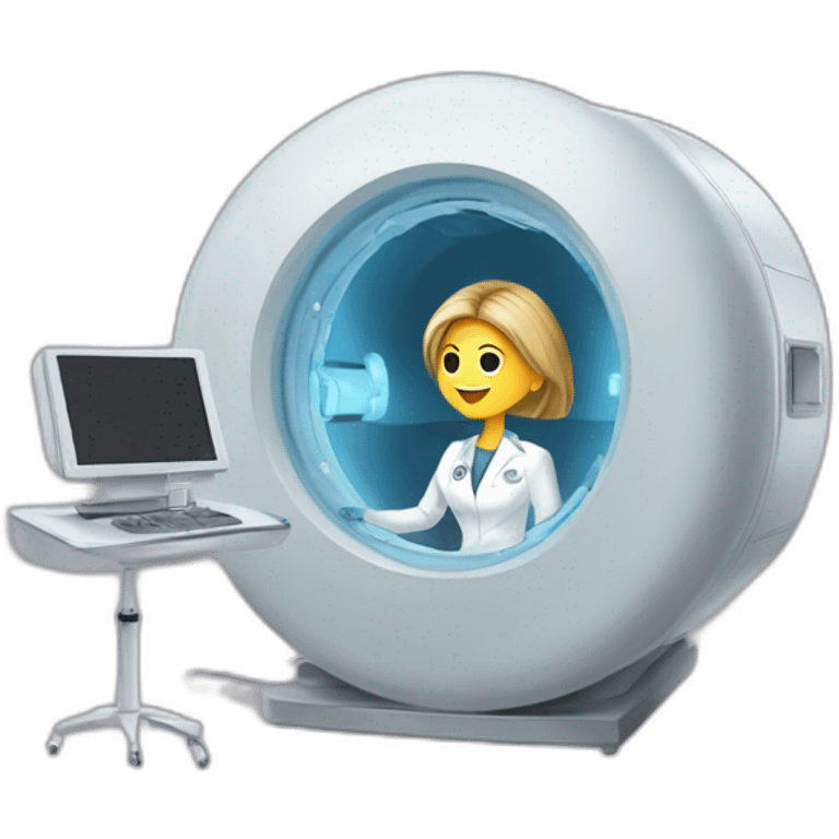 Posh-Radiologist-performing-breast-mri-to-leni-klum emoji