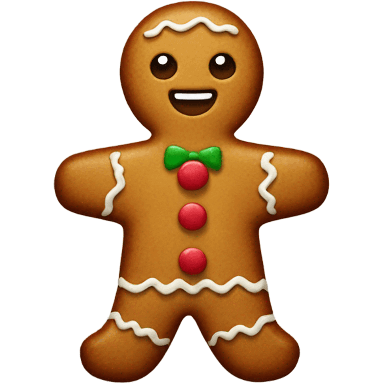 gingerbread man emoji