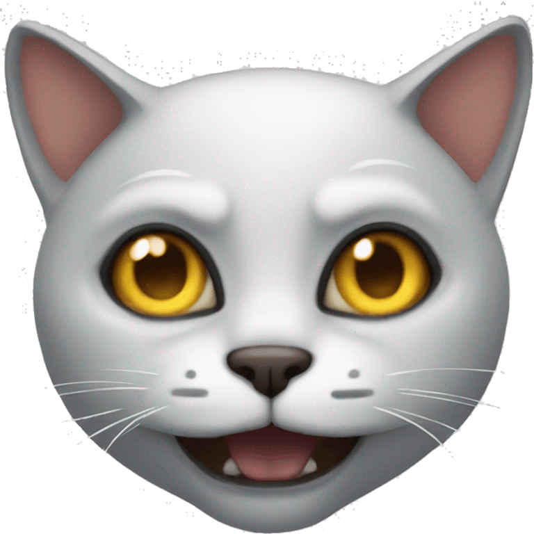 Scary cat emoji