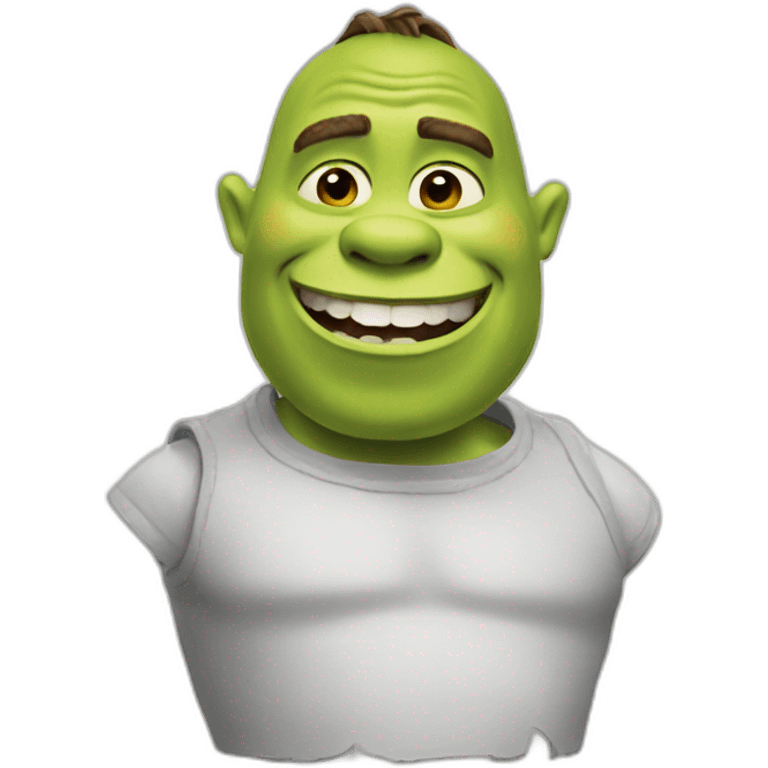 Chat botté avec Shrek emoji