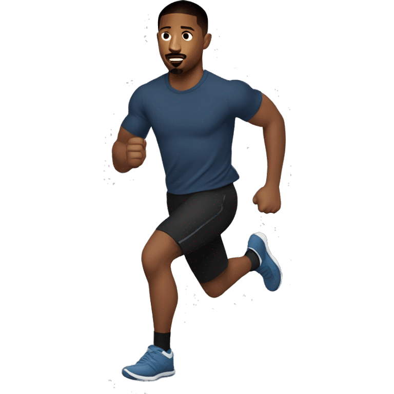 Michael B. Jordan running emoji