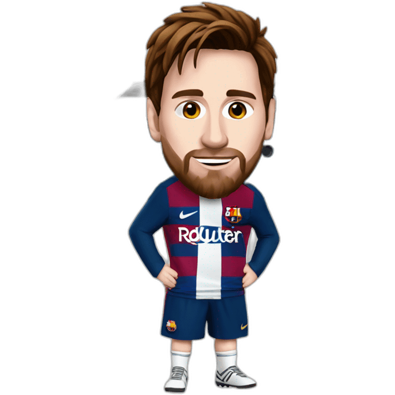 leo messi on a yacht emoji