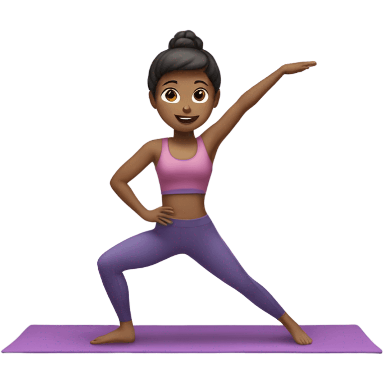 Pilates girl emoji