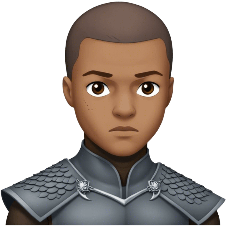 Grey Worm from game of thrones emoji