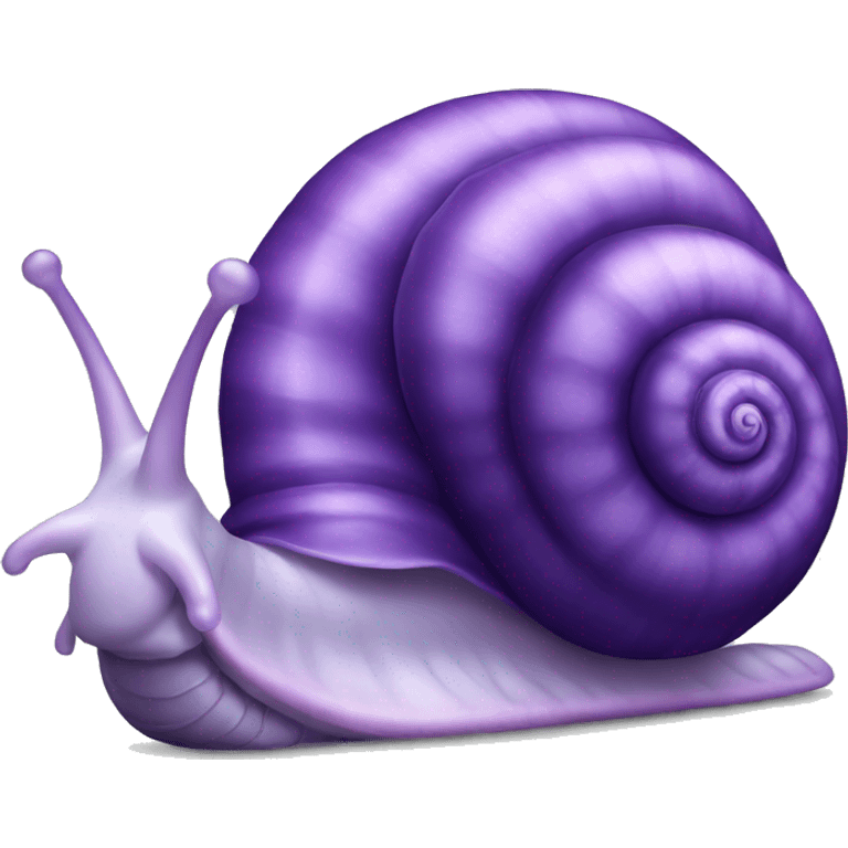 Purple snail  emoji