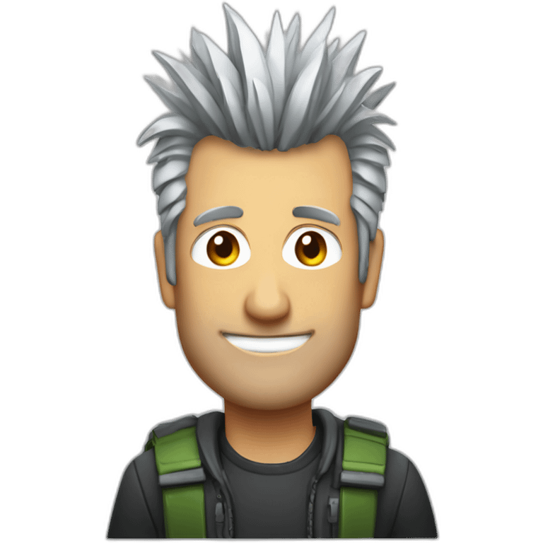 craig federighi with a mohawk emoji