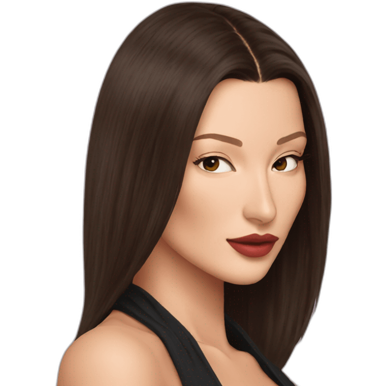 Bella hadid emoji