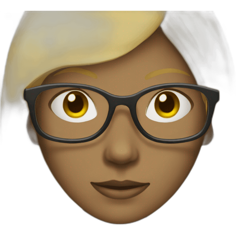 blonde-haired-girl-with-the-glases-What? emoji