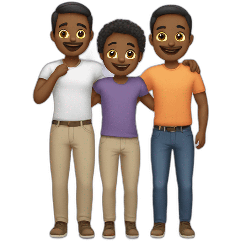 gay family emoji