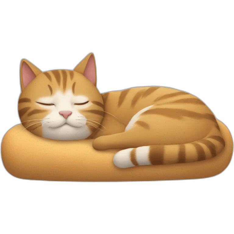 cat napping emoji