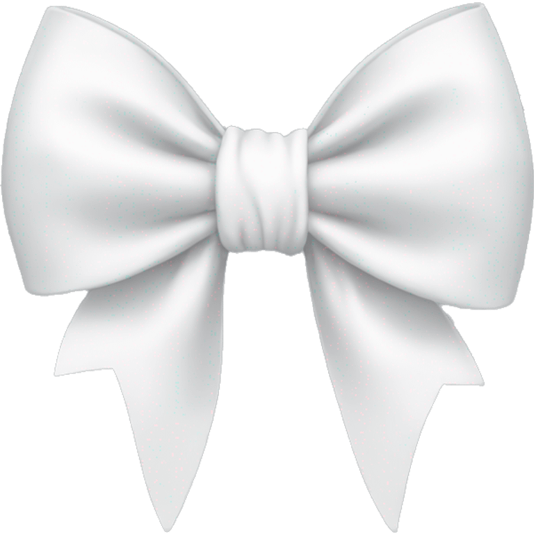 White bow  emoji