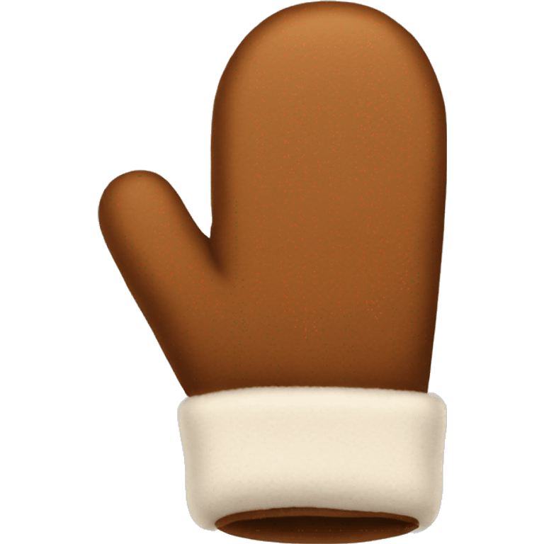 brown mittens emoji