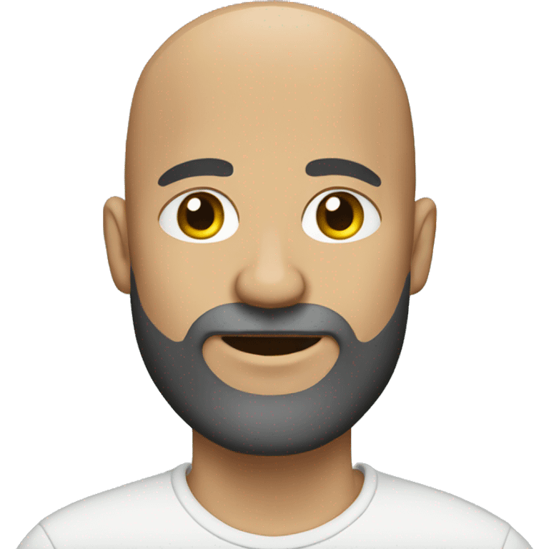 bald man with beard emoji