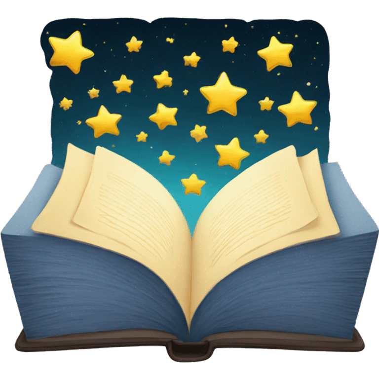 Book with stars emoji