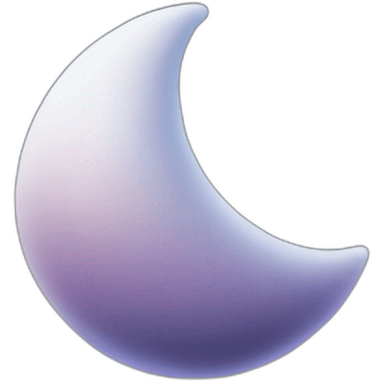 fesse avec un lune emoji