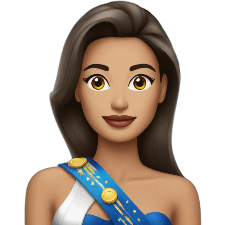 Miss universe Colombia emoji