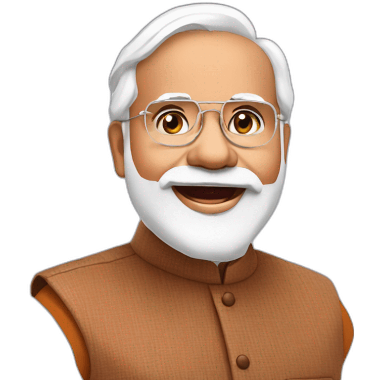 Narendra Modi ji saying hello emoji