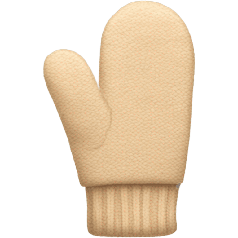 Beige mittens emoji