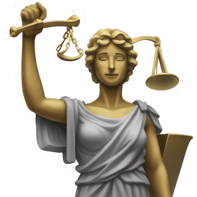 Justitia Statue  emoji