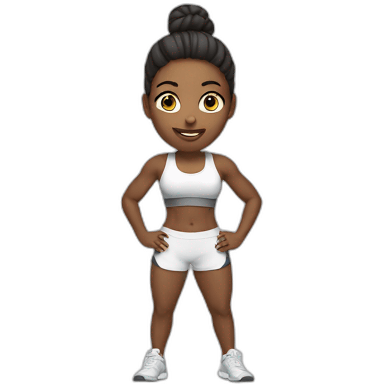 fitness girl emoji