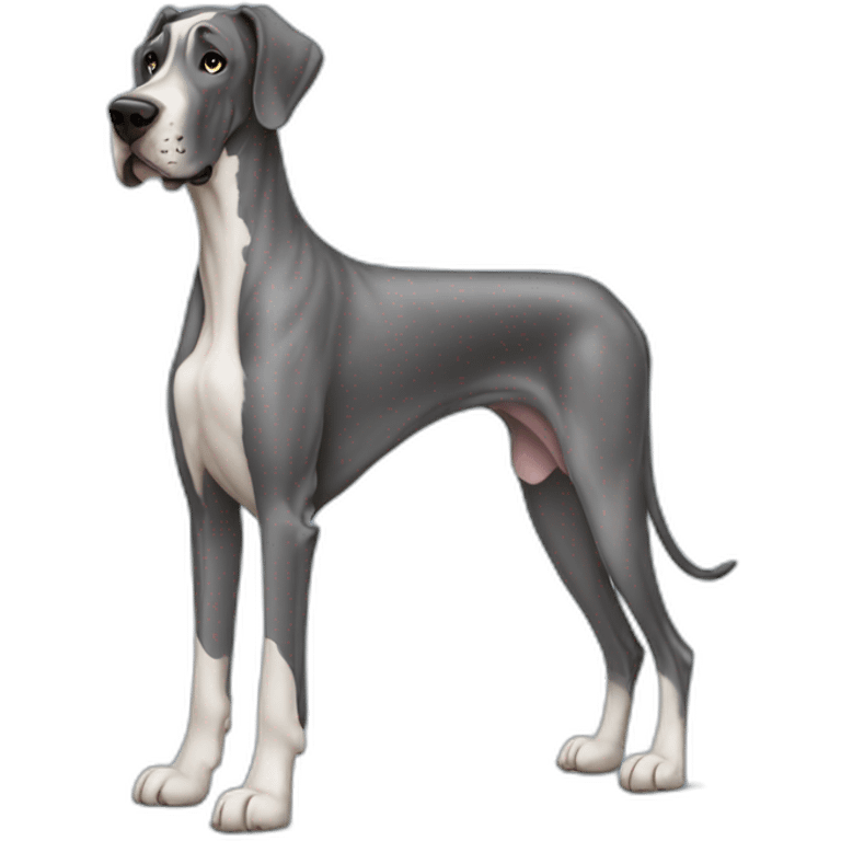 Great Dane Dog Full Body emoji