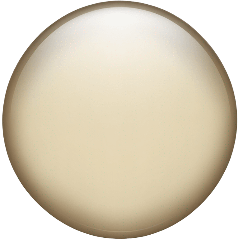 Beige crystal circle emoji