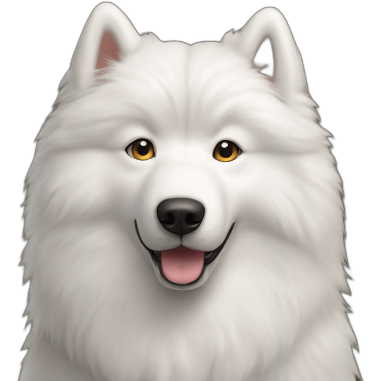 Un Samoyed  emoji