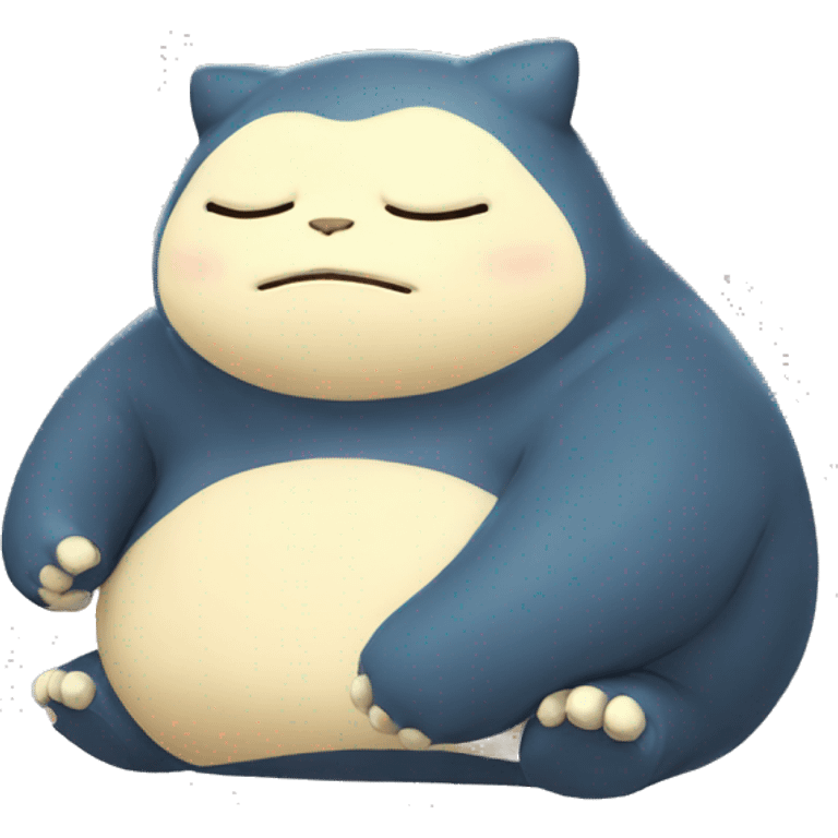 Snorlax durmiendo emoji