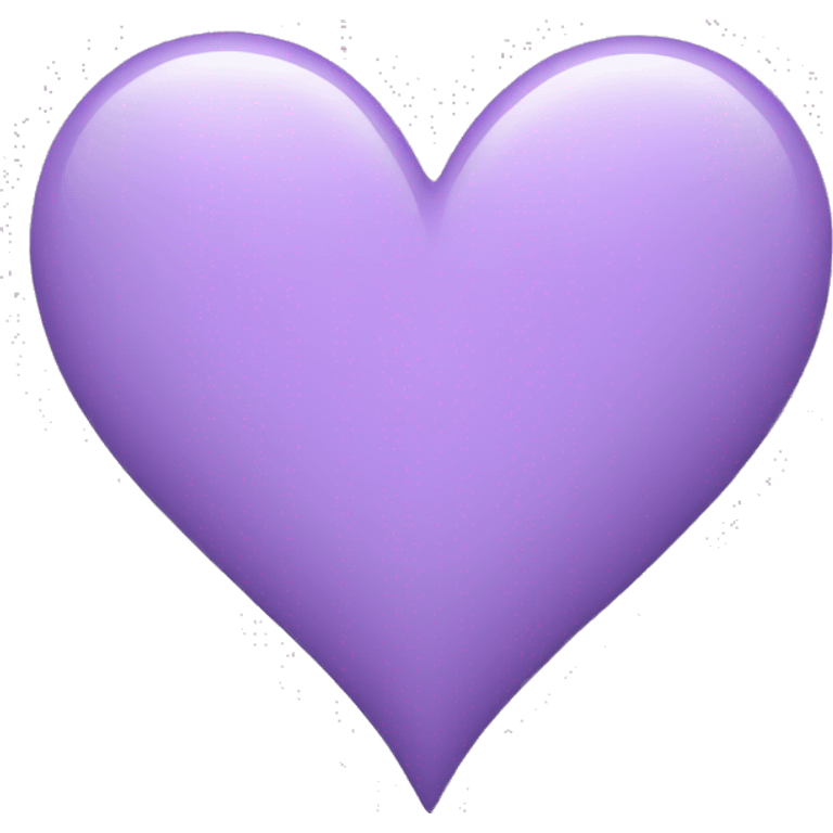 Light purple heart  emoji