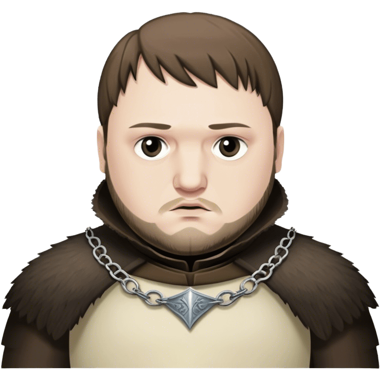 Samwell Tarly from game of thrones emoji