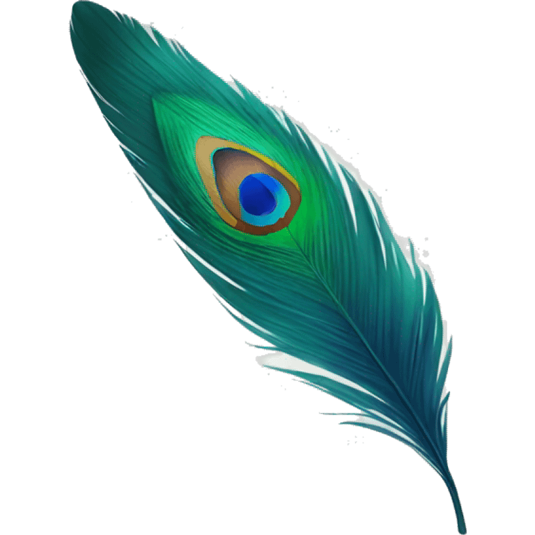 peacock feather emoji