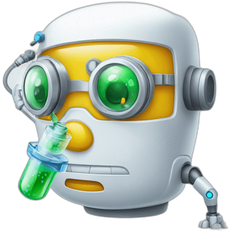 Andrew pipetting robot emoji