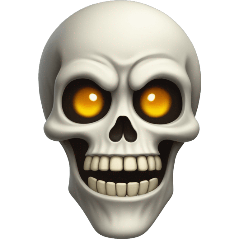 Scary skeleton  emoji