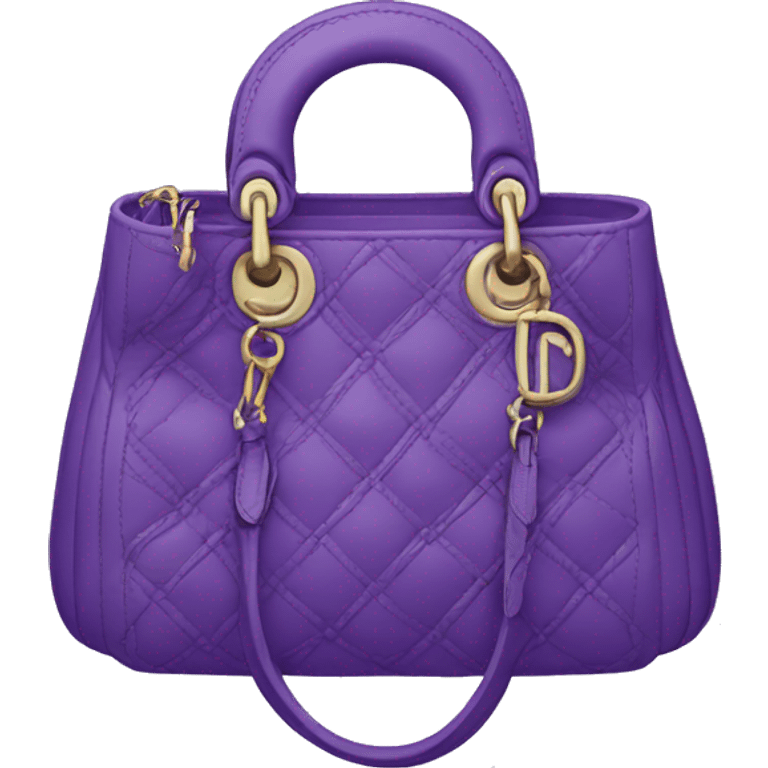 Purple Dior Bag emoji