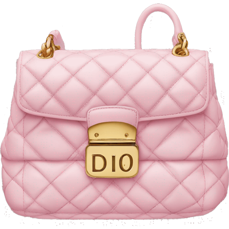 Pink Dior bag emoji