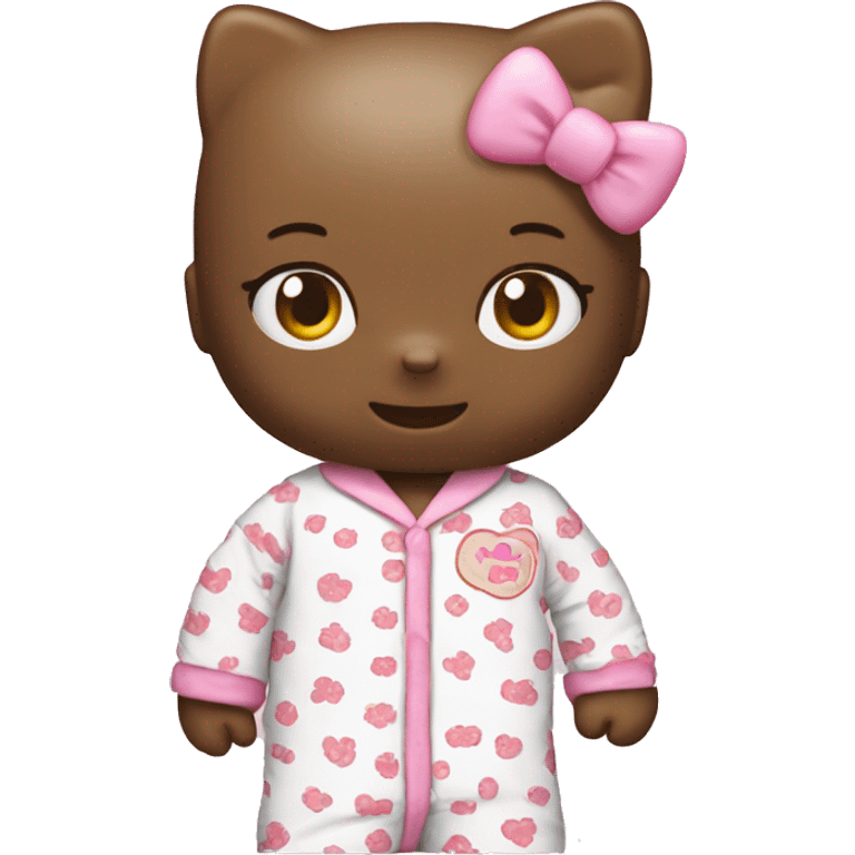 Hello Kitty en pyjama hello kitty  emoji