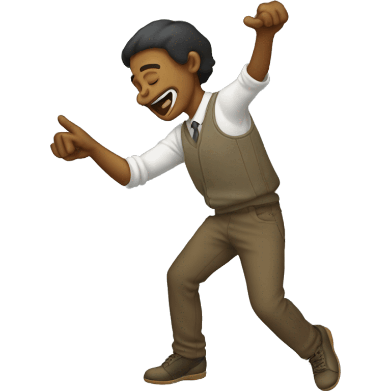 Persone doing dab emoji