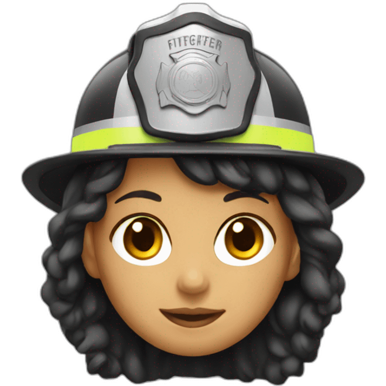 Firefighter girl emoji