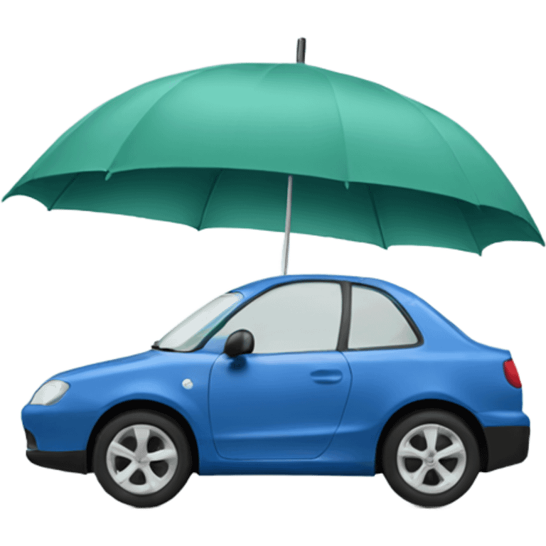 Umbrella car emoji