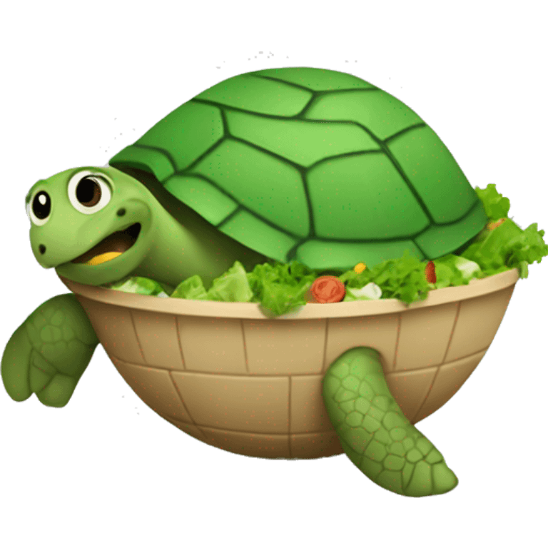 Turtle salad  emoji