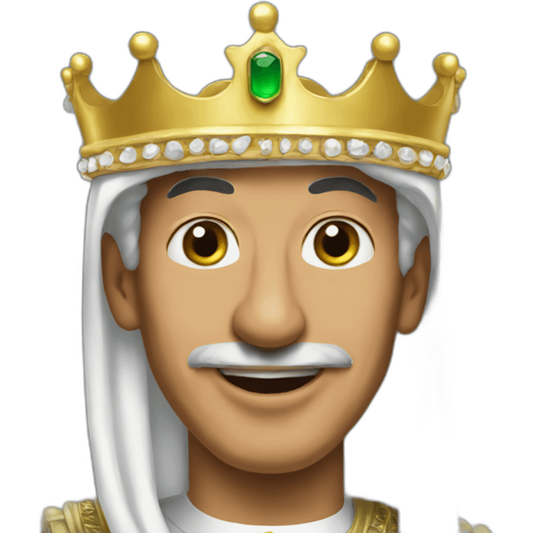 the king Salman  emoji