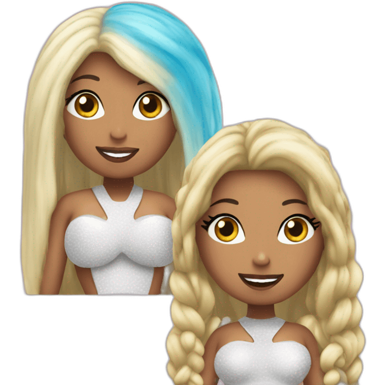 Nicki Minaj and ice spice emoji