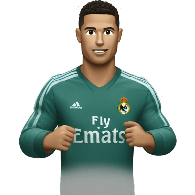 Ronaldo qui bois du coca emoji