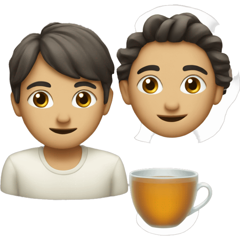 Tea and yap emoji