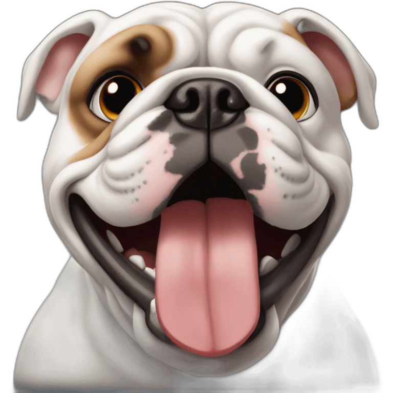 Bulldog frances atigrado emoji