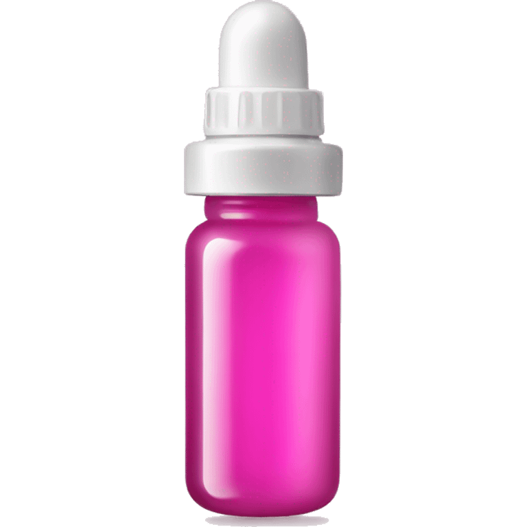 Pink vial of a product Botox injection pink  emoji