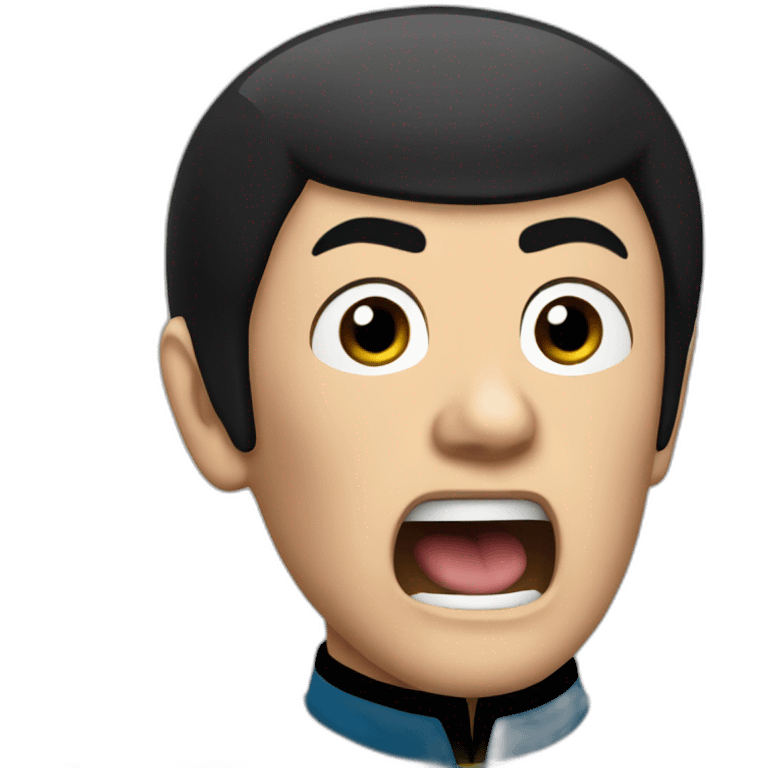 spock yelling emoji