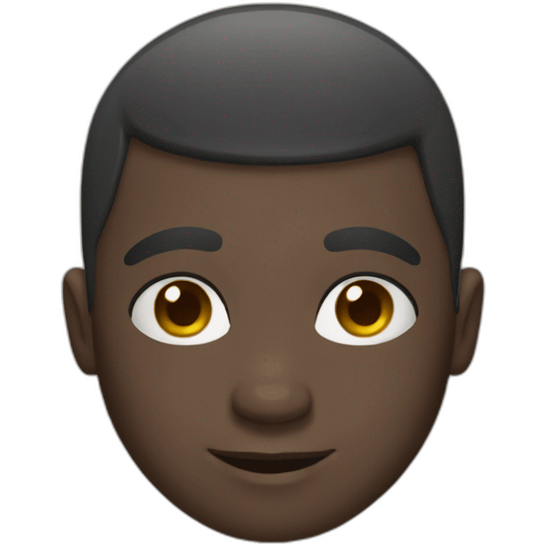 bald black guy emoji